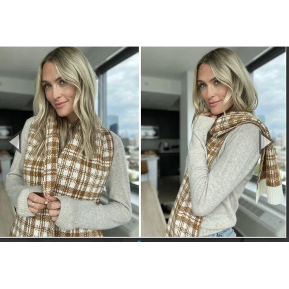 New Timberland Buffalo plaid scarf.